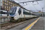 The euskotren series 900 multiple unit 922 is waiting for its next service in the Donostia Armada / San Sebastian Armada.