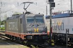 Hector Rail 241 008 runs round in Krefeld Hbf on 16 September 2016.