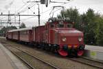 Hg 504 is about to bank a shuttle train out of Gävle toward the Jernbanemuseet on 12 September 2015.