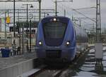 X61 013 of Skänetrafiken enters Malmö Central on 17 February 2026. Once a bustling vantage site, the surface section of Malmö Central only sees a few fast trains to/from Stockholm and this one regional connection since the four-track underground station has swallowed up almost all railway traffic of Malmö Central.