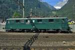 Recently transferred to SBB Historic and already taking part in the condition trips at Erstfeld is 11411 on 5 June 2015.