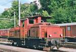 SBB 16359 rests at Rorschach on 28 May 2002.