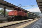 Electric shunter 16388 stands at Olten on 21 May 2022.