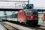 SBB 11233 calls at Buchs SG on 18 May 2002.