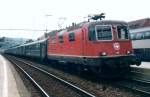 Scanned picture of 11261 with RB at Erstfeld on 19 June 2001.