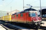 Scanned picture of 11278 hauling a postal train in Olten on 23 July 2000.