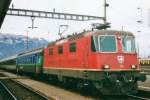 Scanned picture of SBB 11252 in Buchs SG on 25 May 2002.