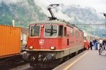 SBB 11318 stands with a TEE EMU at Erstfeld on 26 May 2007.