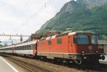 SBB 11127 calls at Sargans on 27 May 2002.