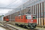 SBB 11240 runs light through Neuchatel on 26 September 2010.