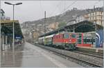 The reason for the trip to Montreux on this very rainy day: the ZRT special train Frauenfeld Montreux / Aigle.