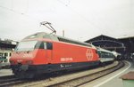 On 28 May 2002 SBB 460 110 calls at Lausanne.