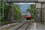 A SBB Re 460 is arriving with his IR 90 from Brig to Geneva Airport at the VEvey Station. 

01.06.2024