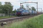 SBBCI 193 521 hauls an intermodal train through Hulten on 5 June 2024.