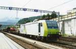 BLS 485 009 in Spiez on a sunny 6 June 2009.