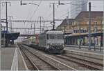The Rail Adventure Re 6/6 11603 is in Neuchâtel with two DB multiple units on its way to Villeneuve; at least here I was (finally) able to photograph the Rail Adventure Re 6/6 11603 without the distracting ETCS lead locomotive.

October 8, 2025