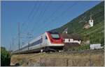 A SBB RABDe 500 is by Ligerz on the Way to Lausanne.-    11.07.2025