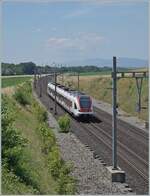 The SBB RABe 522 207 iis by Concise on the way to Yverdon.