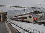 In gloomy winter weather, SBB RABe 523 111 (and another) are traveling as a regional train to Aigle. The train was photographed during its stop in Vevey.
January 10, 2024 In gloomy winter weather, SBB RABe 523 111 (and another) are traveling as a regional train to Aigle. The train was photographed during its stop in Vevey.
January 10, 2024