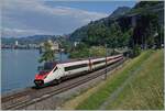 An SBB ETR 610 is traveling from Milan to Geneva shortly after Villeneuve. The Château de Chillon can be seen in the background.

June 5, 2024