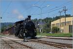 Now a little nostalgia: In Blonay, the BFD HG 3/4 N° 3 of the Blonay-Chamby Railway is waiting for its departure to Chaulin. July 28, 2024