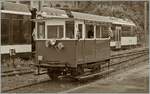 Autour de la voie ferrée / Around the iron railway (autumn event 2024) - The Dm 2/2 N° 3  Le Biniou  of the Blonay Chamby Railway, which leaves Blonay, always seems surprisingly small; So the (unofficial) title  World Record - Smallest/Shortest Passenger Train in the World  may not be completely wrong... 

Sept. 8, 2024