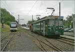 Autour de la voie ferrée / Around the iron railway (autumn event 2024) The GFM (Historique) BDe 4/4 141, which was put into operation for gravel traffic in 1972, has arrived in Blonay with the