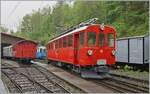 The RhB Bernina Bahn ABe 4/4 I No. 35 of the Blonay Chamby Railway has arrived in Chaulin and will return to Blonay after a short turnaround.

May 3, 2025