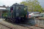 On 26 May 2019, tram loco Uerlikon-Bauma Bahn No.31 stands in the works at Brugg AG during an Open Weekend, organised by Verein Mikado 1244, who have their base at the Brugg works.