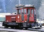 Gm 3/3 No 72 (ex BVZ) at Zermatt, August 22nd, 1979.