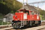 SUSI shunter 402 of the BLS at Kandersteg on 24 May 2007.