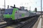 BLS 485 005 at Basel Badischer Bahnhof on 5 June 2014.