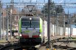 BLS 475 403 is about to pass Thun on 23 March 2017.