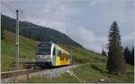 The BLM Be 4/6 101  Eiger  betwenn Winteregg and Grütschalp on the way from Mürren to Grütschalp.