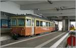 The BLM Be 4/4 21 in the Mürren Station.