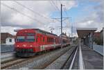 The CJ RBDe 567 182 (UIC 94 85 7 567 182-1) has arrived in Alle with its shuttle train as R51 26430 and is quickly turning around for the return journey to Porrentruy. From the timetable change onwards, SBB Flirt trains will take over the service on the Delémont - Porrentruy - Bonfol and Porrentruy - Bonfol routes every half hour, and the CJ trains will then be retired.

November 3, 2025
