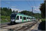 The LEB RBe 4/8 41 is on its way to Lausanne Flon and was photographed stopping at the small train station in Jouxtens-Mézery. 

June 22, 2020