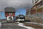 A few minutes later the CEV MVR ABeh 2/6 7504  Vevey  arrived at the pretty Chamby train station as R 34 2317 on the way from Les Avants to Montreux. Chamby is located at 749 m above sea level. There is hardly any snow to be seen here.

January 3, 2025