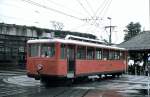 RB electric multiple unit Bhe 2/4 no 1 at turn table Vitznau, August 28th, 1999.