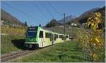 In the middle of the vineyards, just before the Aigle Château entrance signal, I was able to photograph the new TPC ASD ABe 4/8 472. The train runs as R 71 435 from Les Diablerets to Aigle. November 2, 2024