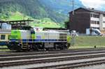 The newby by BLS: 843 504 at Frutigen on 30 June 2013.