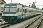 On 26 July 2000 BLS 722 enters Spiez.