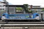 BLS 187 002 at Spiez on 5 June 2014.