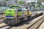 BLS 843 502 stands in Spiez on 5 June 2014.