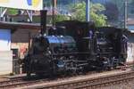 Lok-3 LANGNAU of the DBB hauls Lok 853 into the Depot of Burgdorf on 17 May 2025.