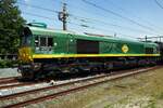 On 16 June 2021 Freightliner 266 004 is seen at oss.