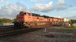 Eastbound BNSF intermodal at Joliet, IL.