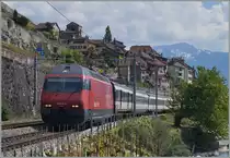 SBB Re 460 016-9 by St Saphorin. 
24.04.2014