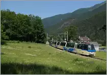 The  Treno Panoramico  D 47 P between Gagnone-Oresco and Druogno. 
10.06.2014