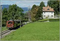 The BOB HGe 3/3 near Chaulin.
13.09.2014